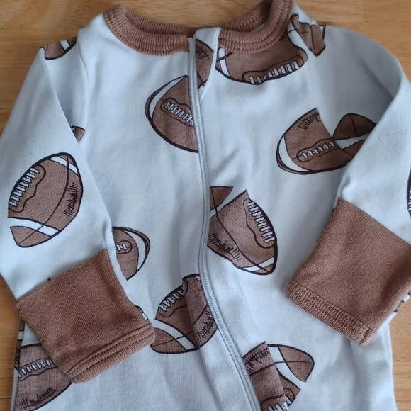 Premie Boys PJ and Onsie Set of 6 - Picture 2 of 6